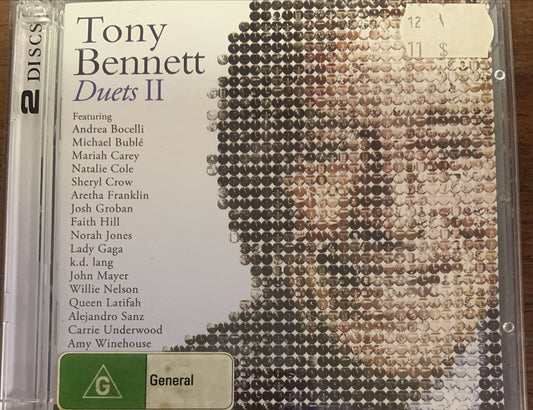 CD DUETS II Tony Bennett Compliation Music Album Sep 2011 2 Disc Set RPM Records