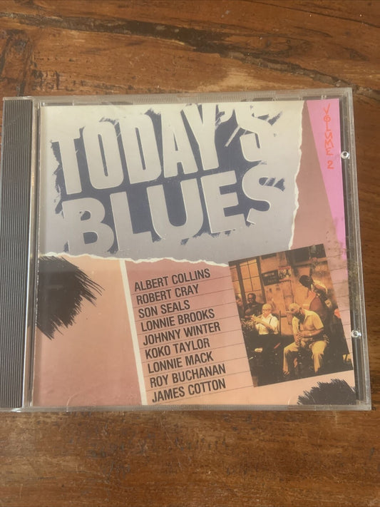 2 CD Set Various Today's Blues Volume Music Album 1986 Robert Cray James Cotton