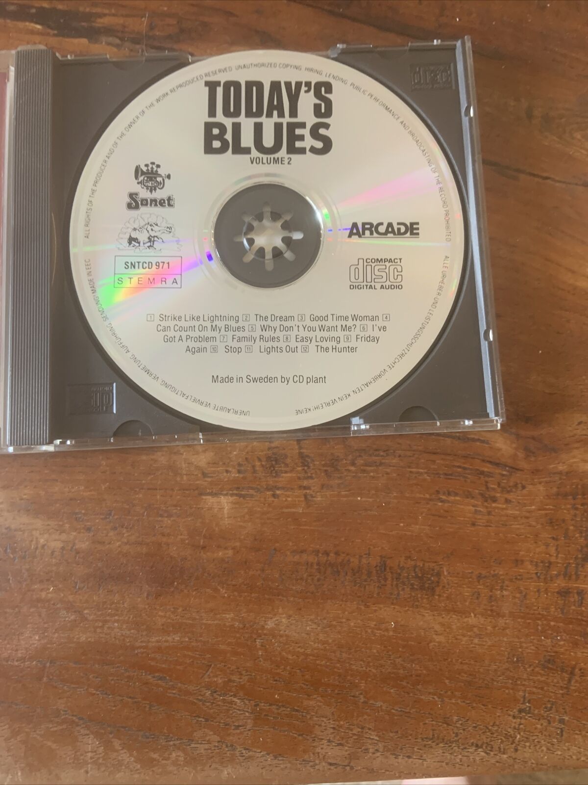 2 CD Set Various Today's Blues Volume Music Album 1986 Robert Cray James Cotton