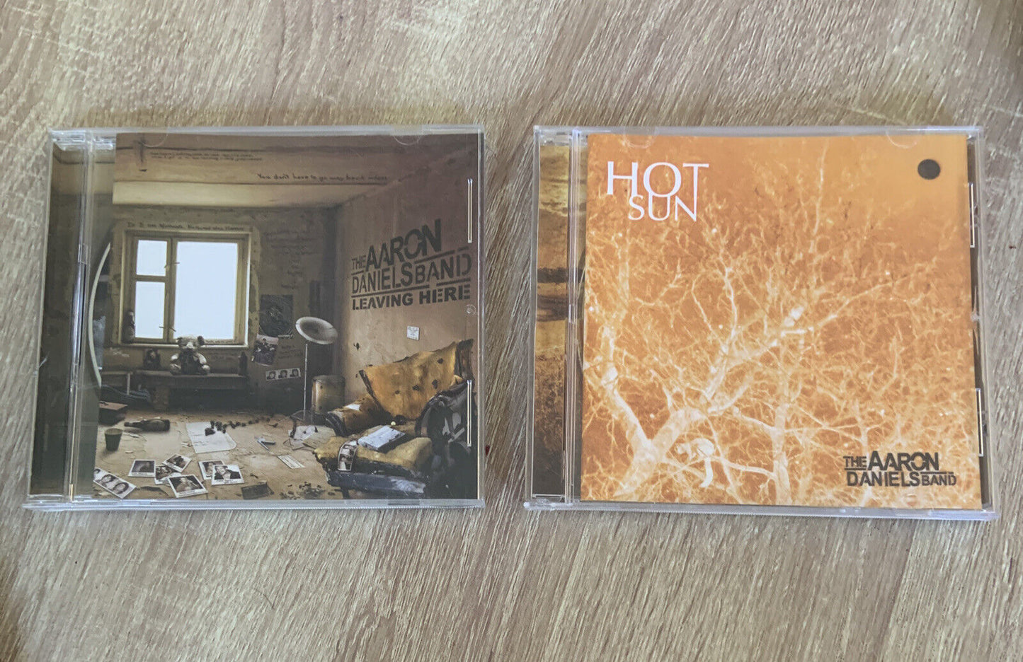 2 CD Bundle THE AARON DANIELS BAND Australian Band "Leaving  Here" & "Hot Sun"