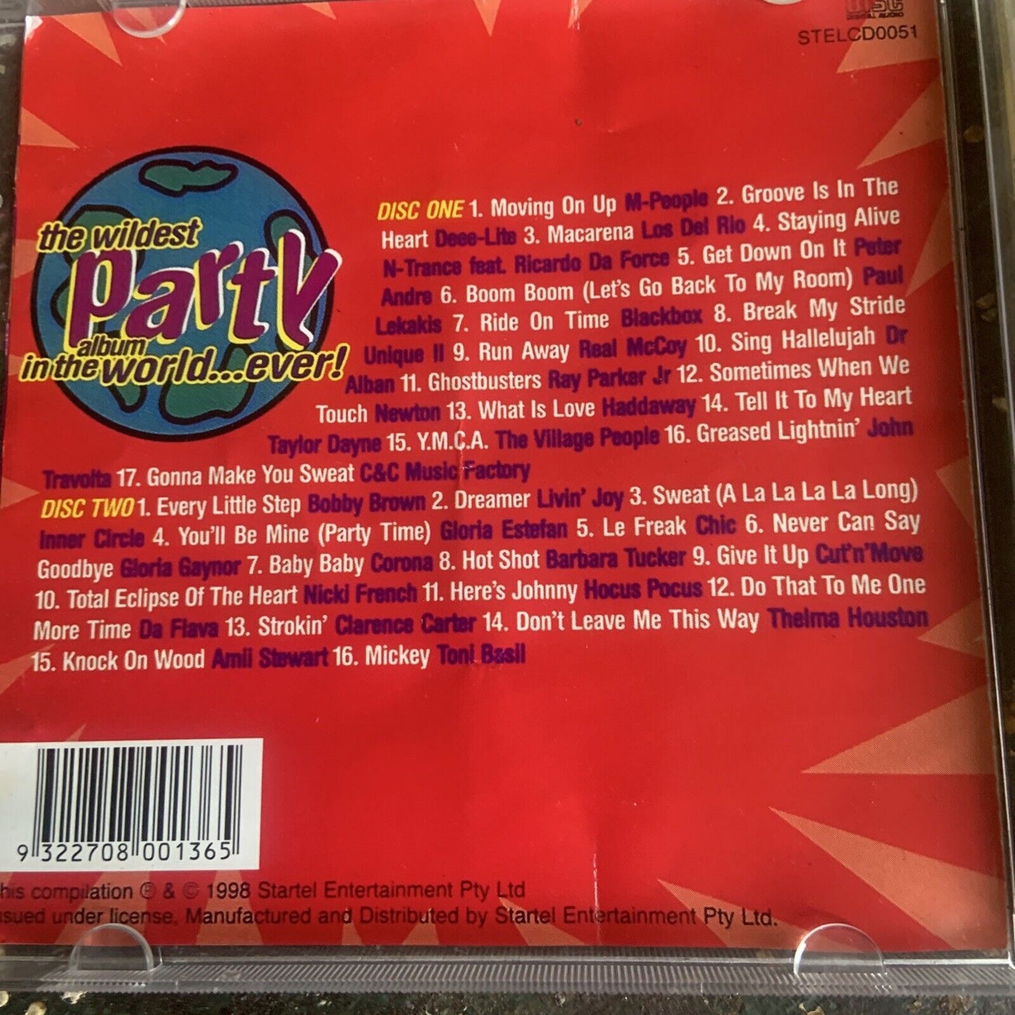 CD The Wildest Party Album In The World Ever Audio Music 30 Tracks 2 Disc Set
