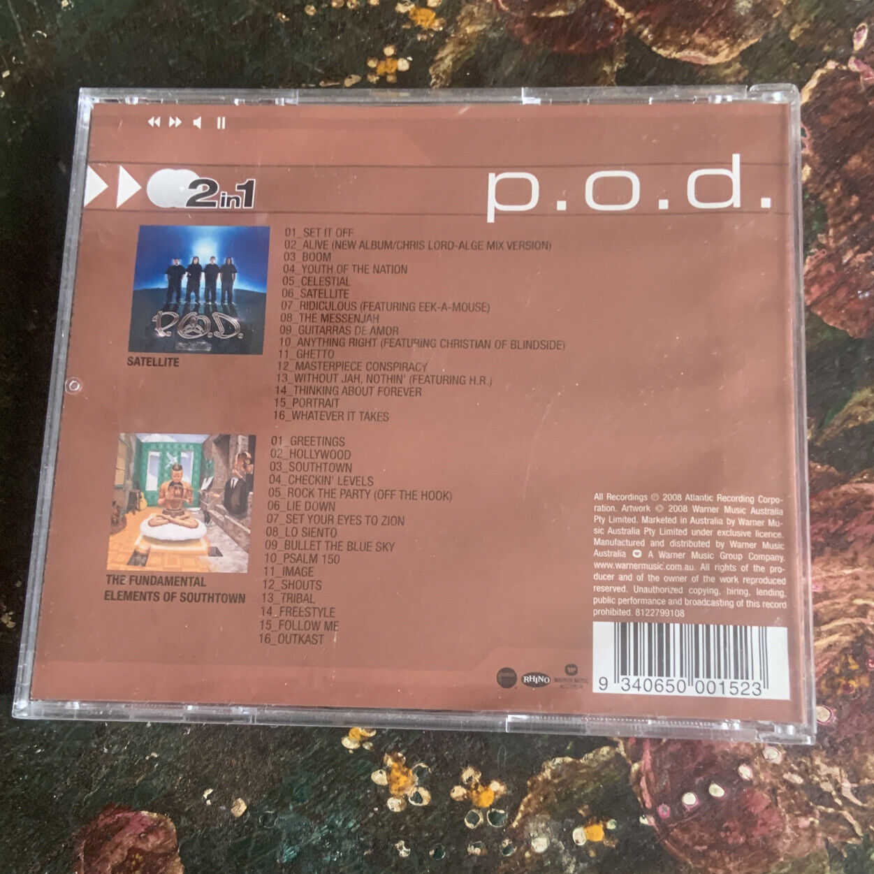 CD P.O.D. SATELLITE & The FUNDAMENTAL ELEMENTS Audio Music Album 2 Disc Set Rare