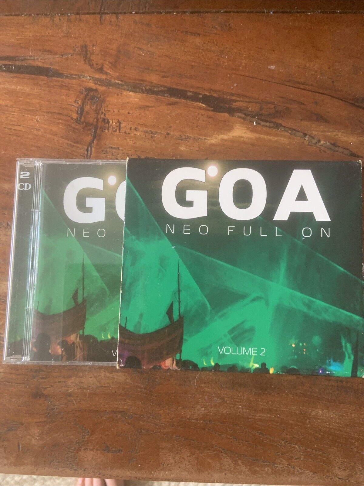 CD GOA Neo Full On Volume 2 2006 Card Sleeve Yellow Sunshine 2 Disc Set