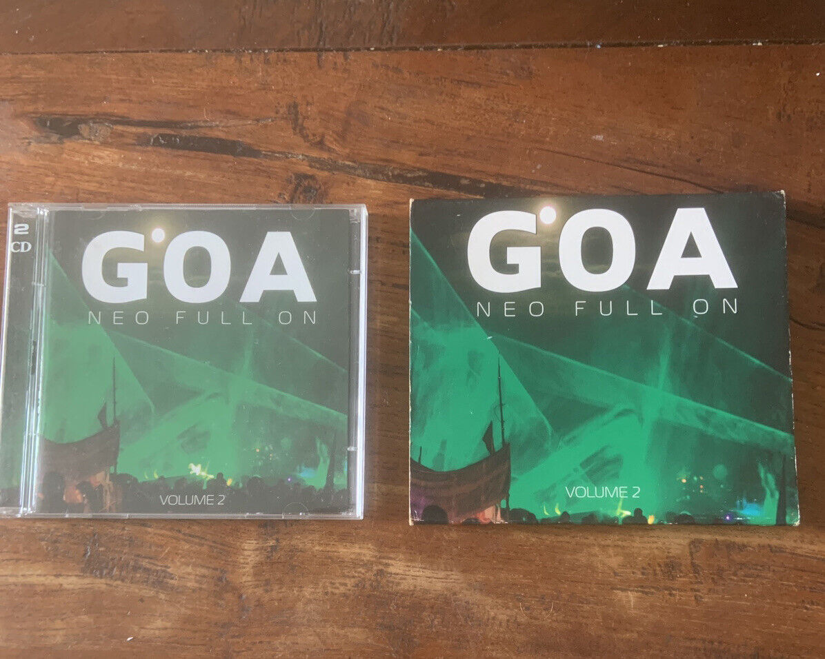 CD GOA Neo Full On Volume 2 2006 Card Sleeve Yellow Sunshine 2 Disc Set