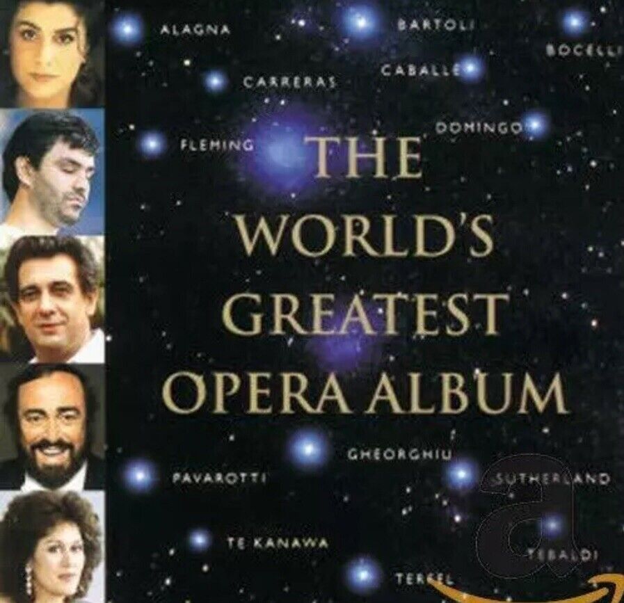 CD The Worlds Greatest Opera Show On Earth Embossed Gold Title 2 Disc Set