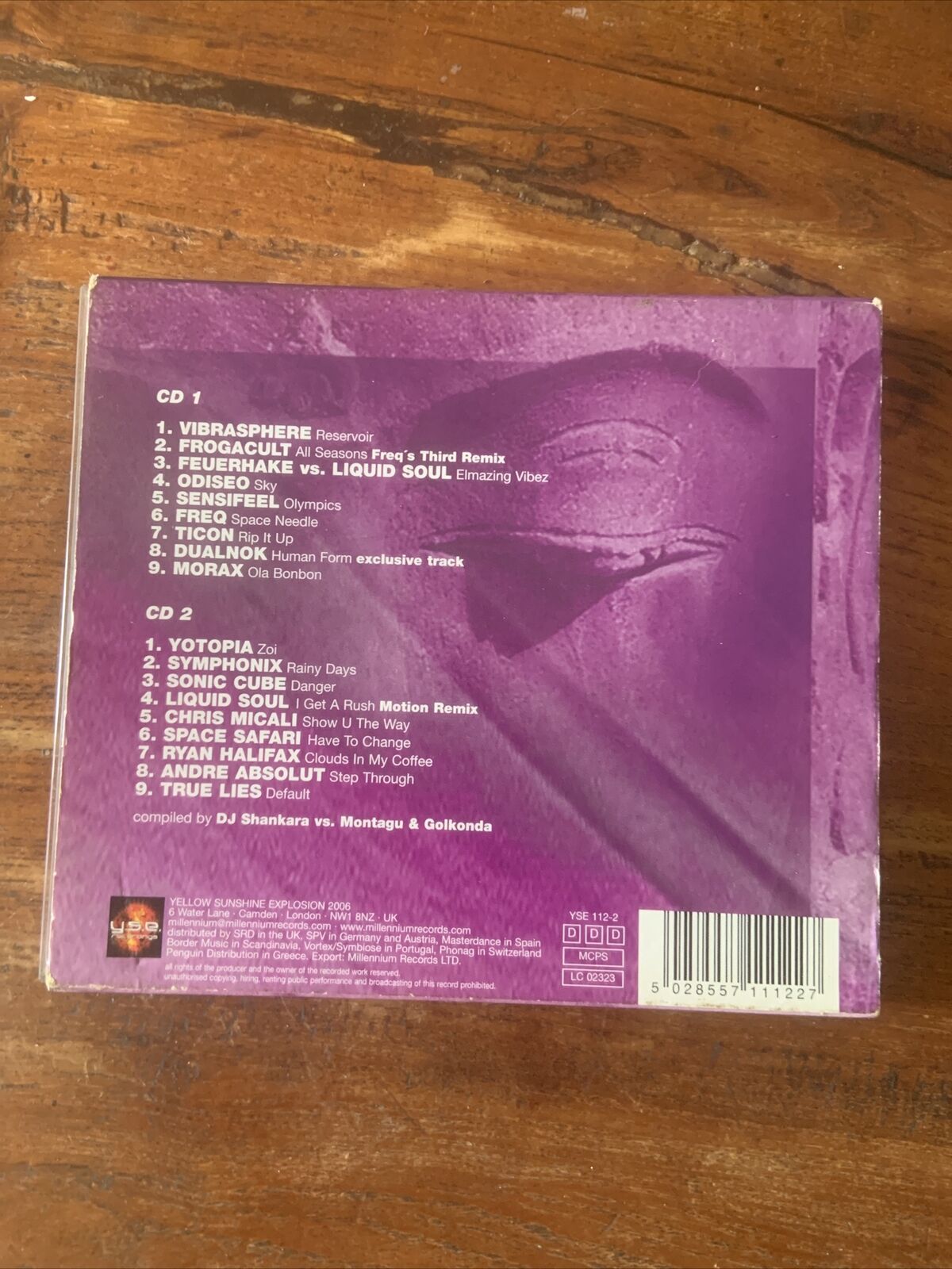 CD GOA  Nation  Volume 4 2006 Card Sleeve Yellow Sunshine Rare 2 Disc Set