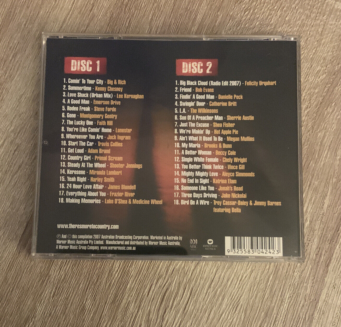 2 CD Set There’s More To Country 30 Songs ABC Various Artists Music Album