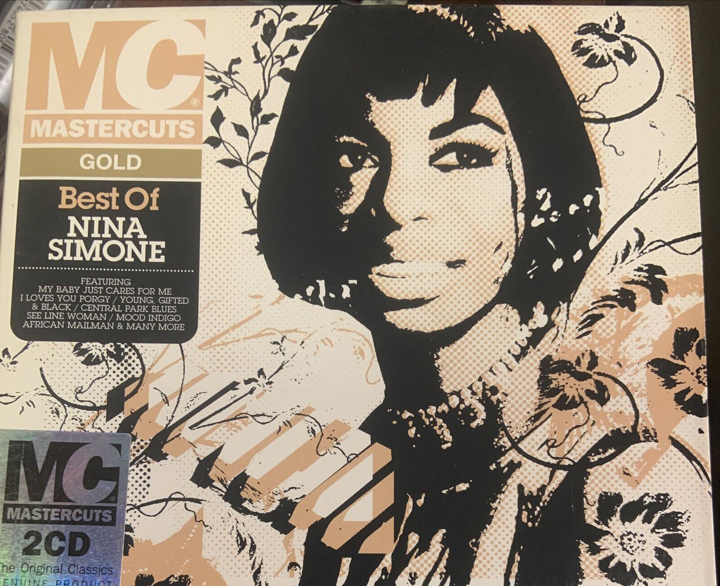 CD Mastercuts Gold Best of NINA SIMONE Music 2 Disc Set w Slip Cover