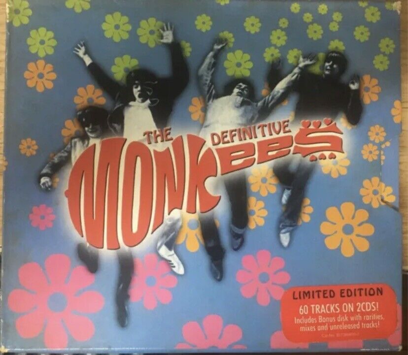 CD + Book THE MONKEES The Definitive Best Of Deluxe 2 Disc 2001 Warner Slip Case