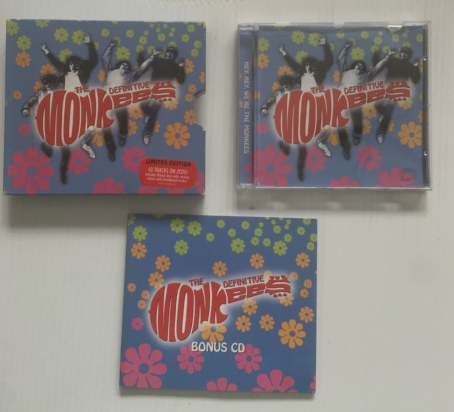 CD + Book THE MONKEES The Definitive Best Of Deluxe 2 Disc 2001 Warner Slip Case