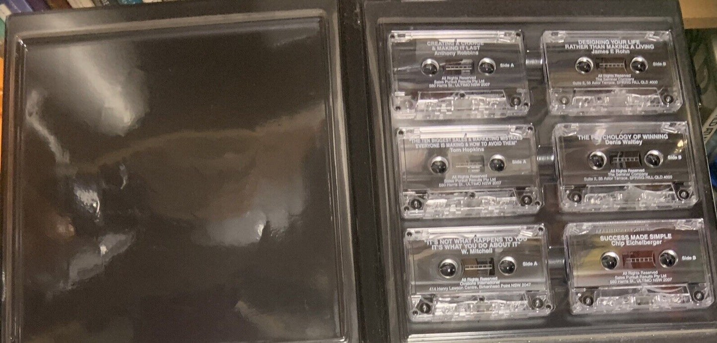 1994 SECRETS OF SUCCESS 6x Audio Tap Cassette US Motivational Speakers Australia