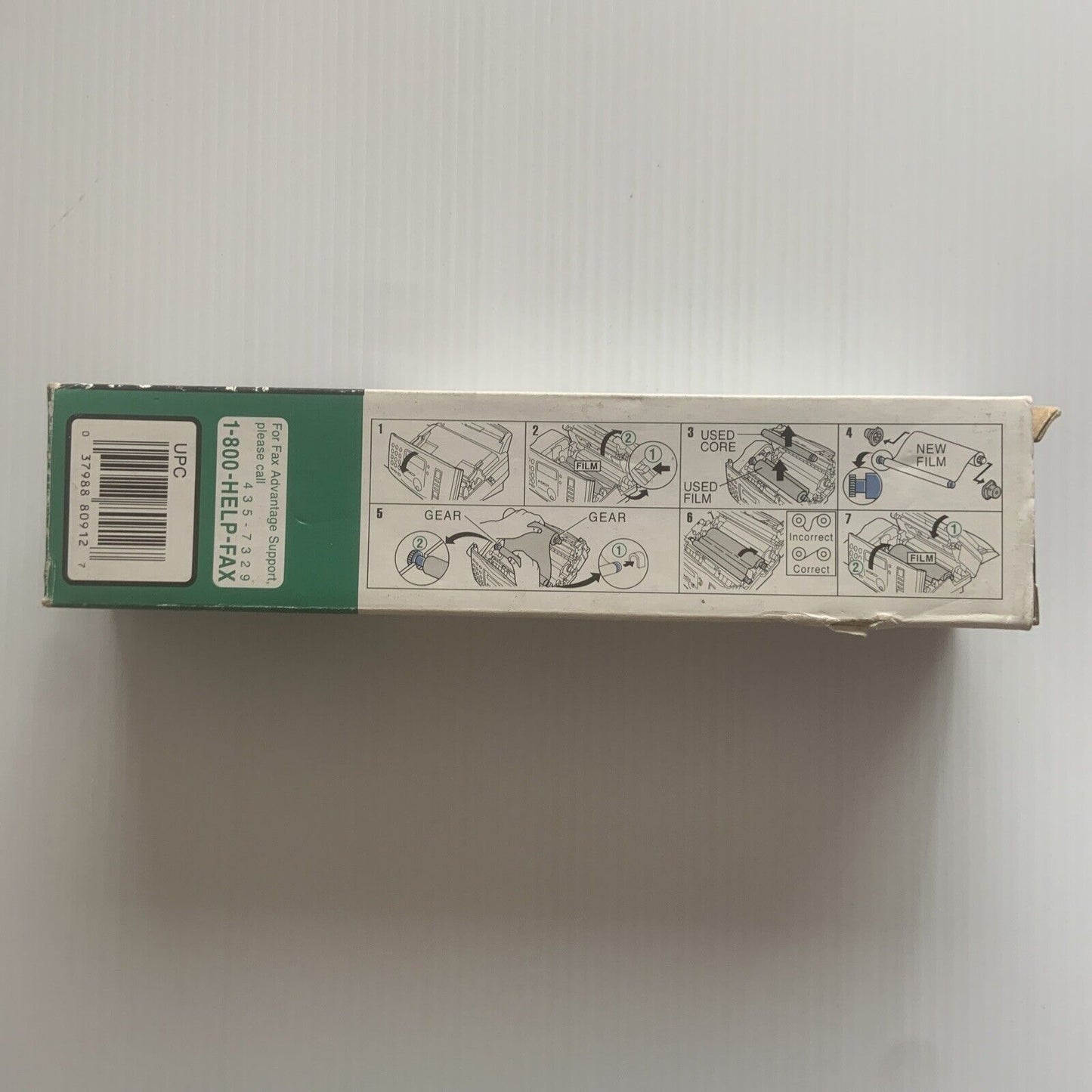 PANASONIC Replacement ink film Single Cartridge KX-FA55 Original Fax NEW