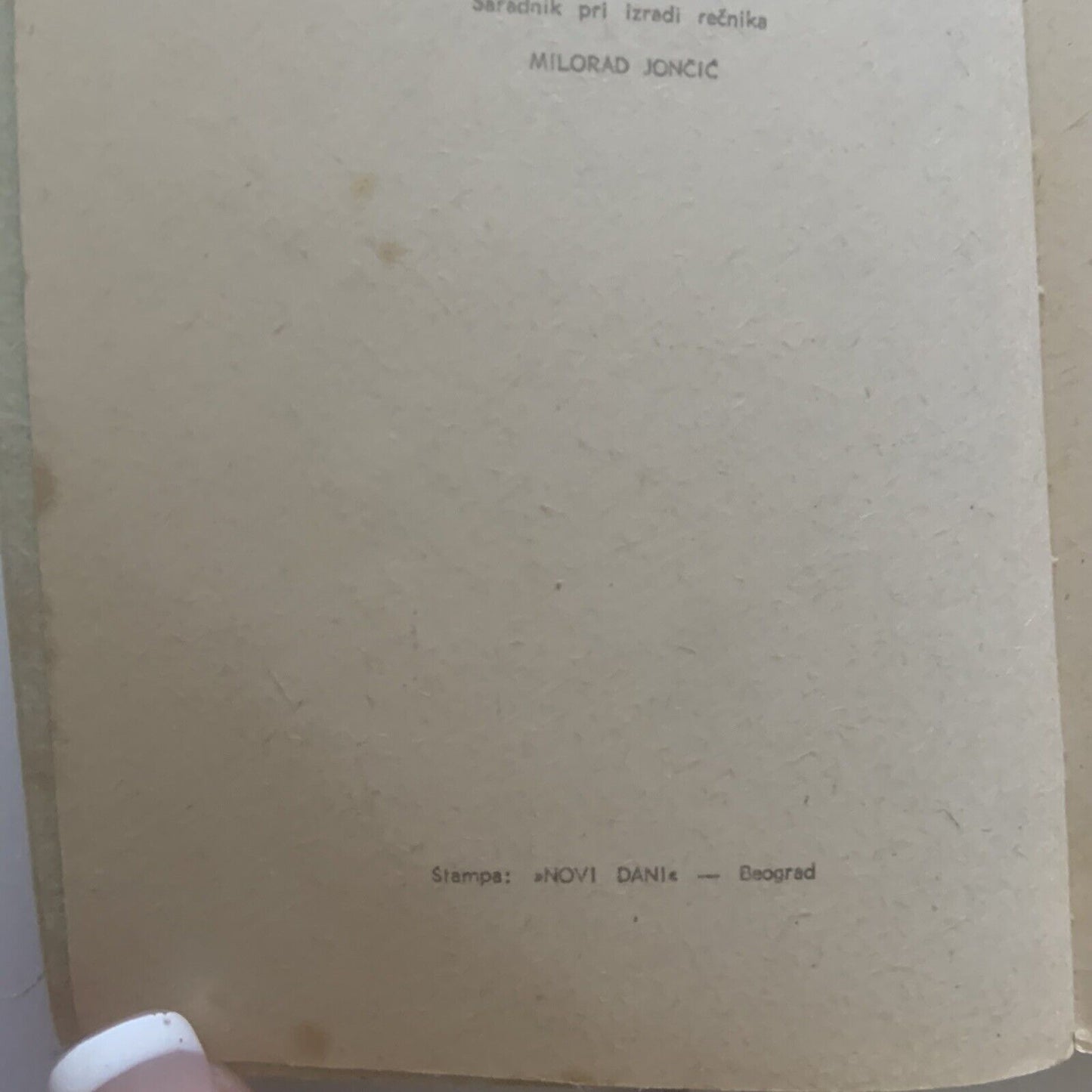 REČNIK ENGLESKU SRPSKOHRVATSKI Serbo Croatian Dictionary 1959 Pocket book Recnik