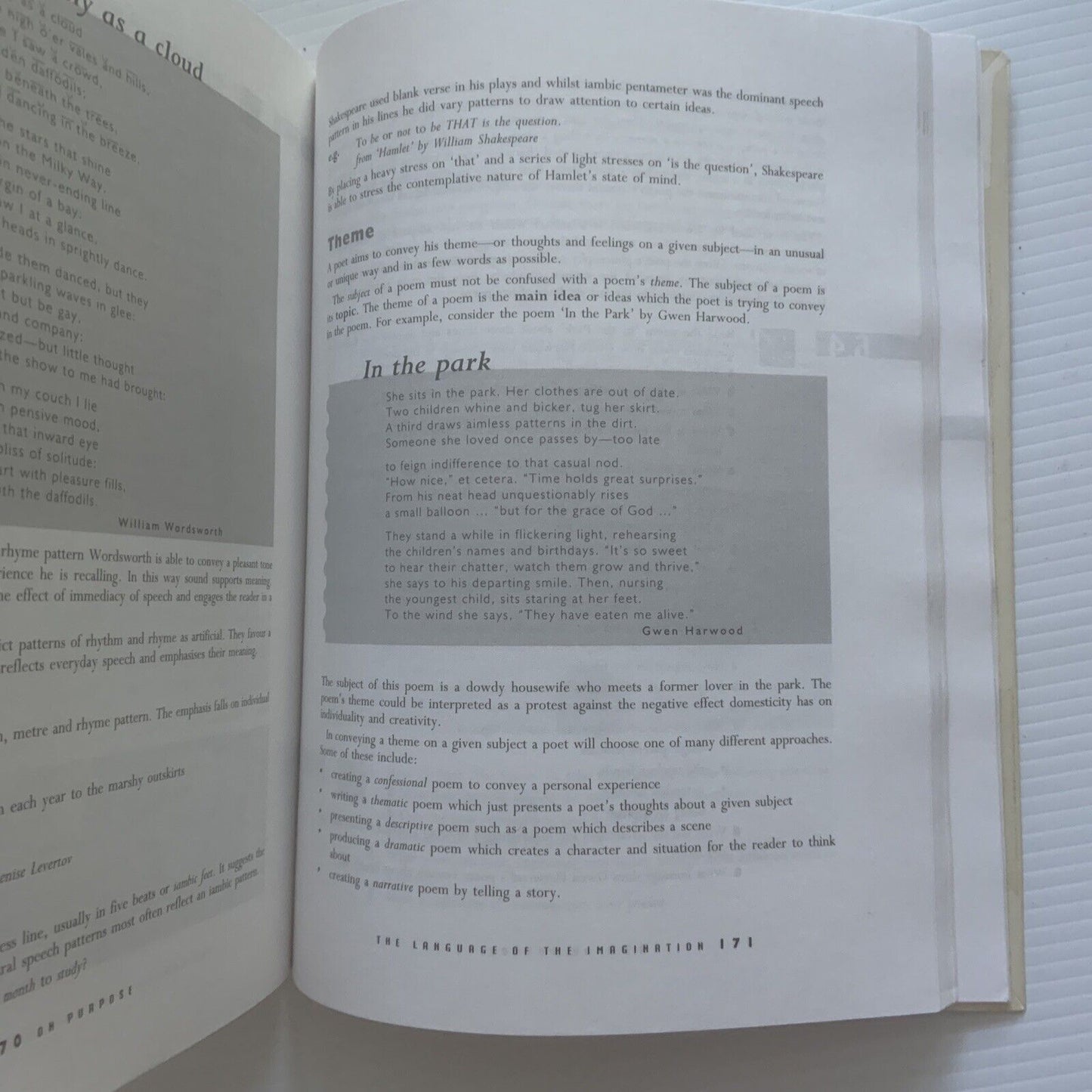 ON PURPOSE Studying Written Oral and Visual Language in Context PB 1996 1st Ed