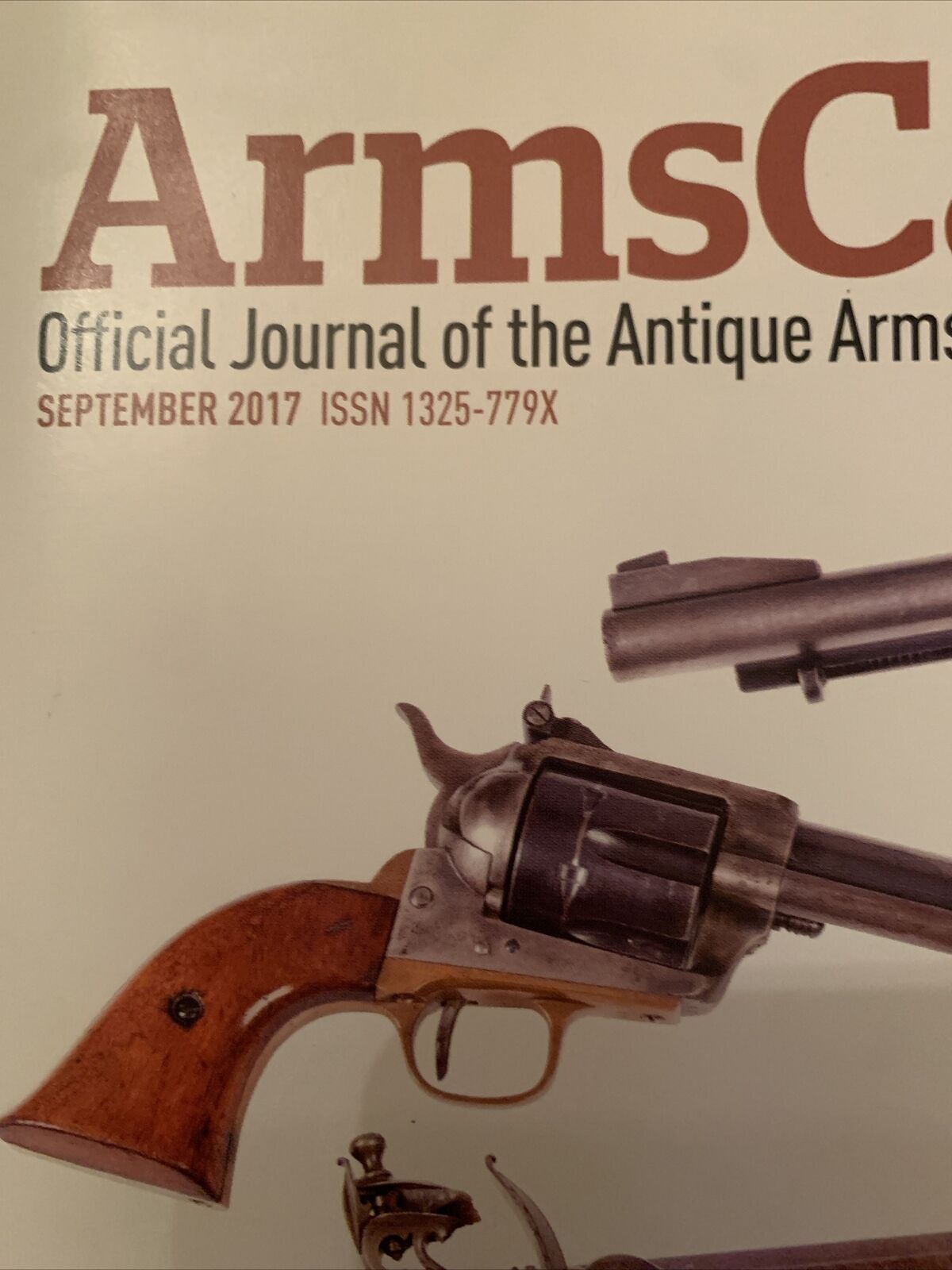 ARMS CAVALCADE Official Journal Antique Arms Collectors Australia Sept 2017 PB