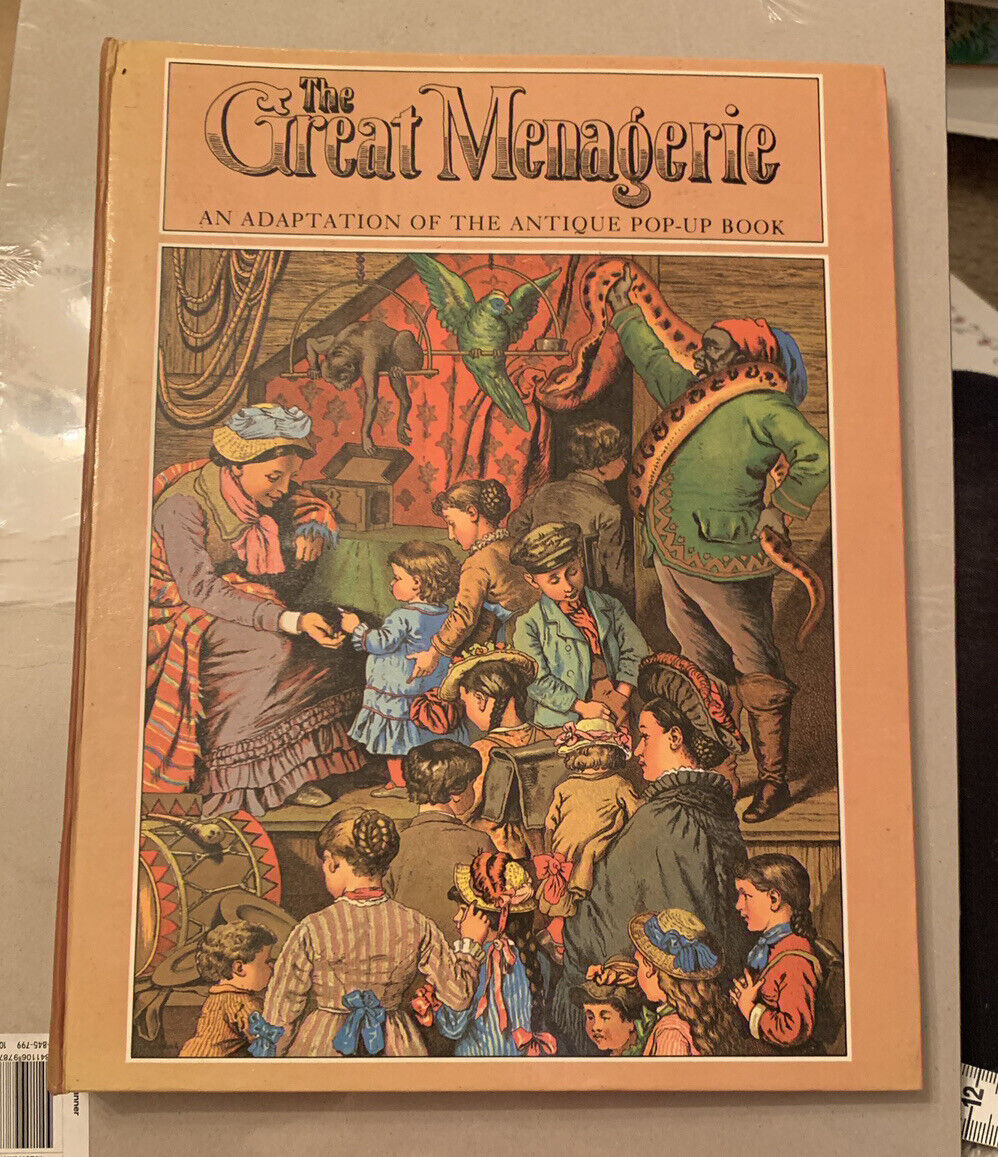 Vintage THE GREAT MENAGERIE An Adaptation Of The Antique POP-UP BOOK Anthea Bell