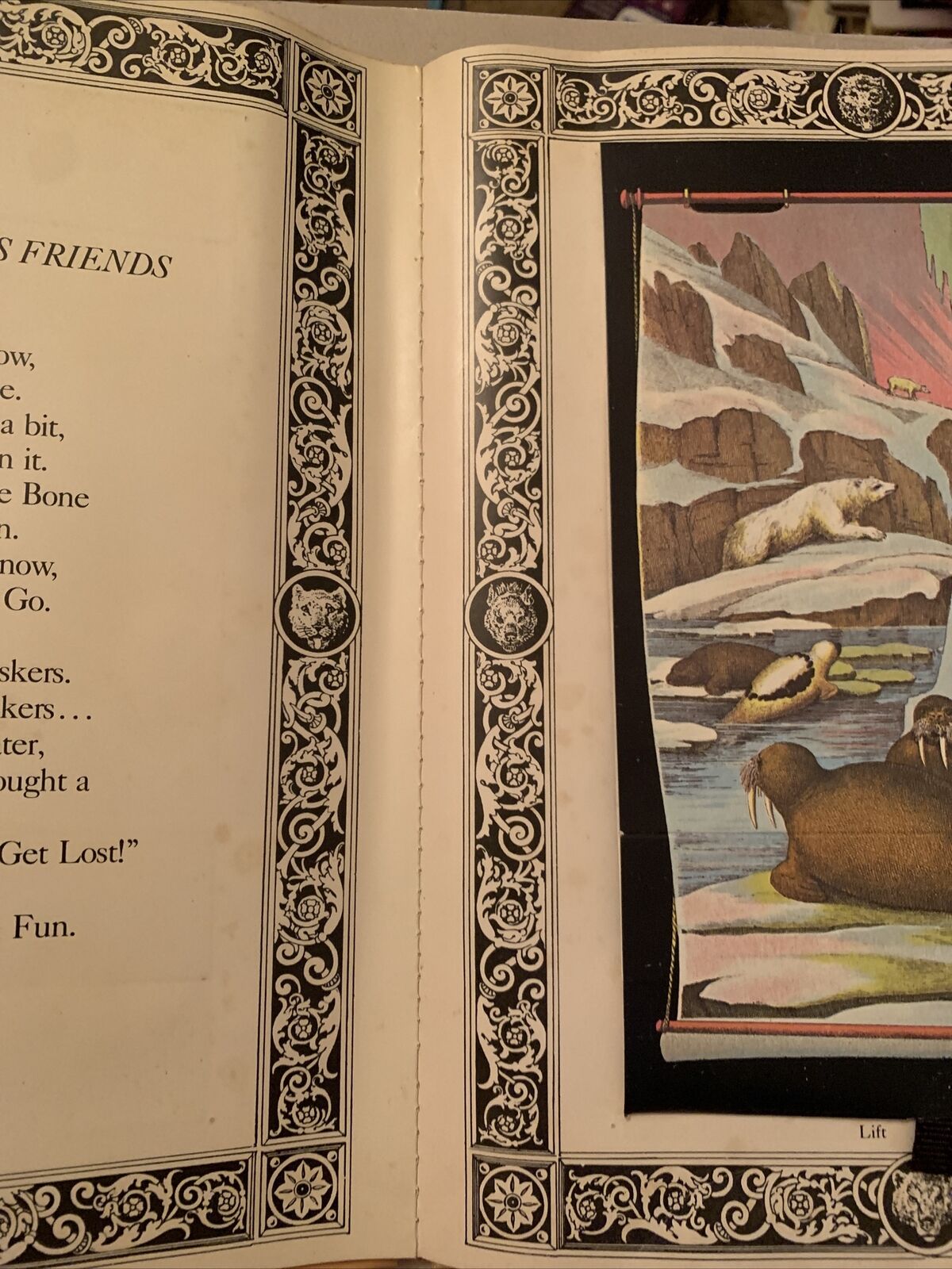 Vintage THE GREAT MENAGERIE An Adaptation Of The Antique POP-UP BOOK Anthea Bell