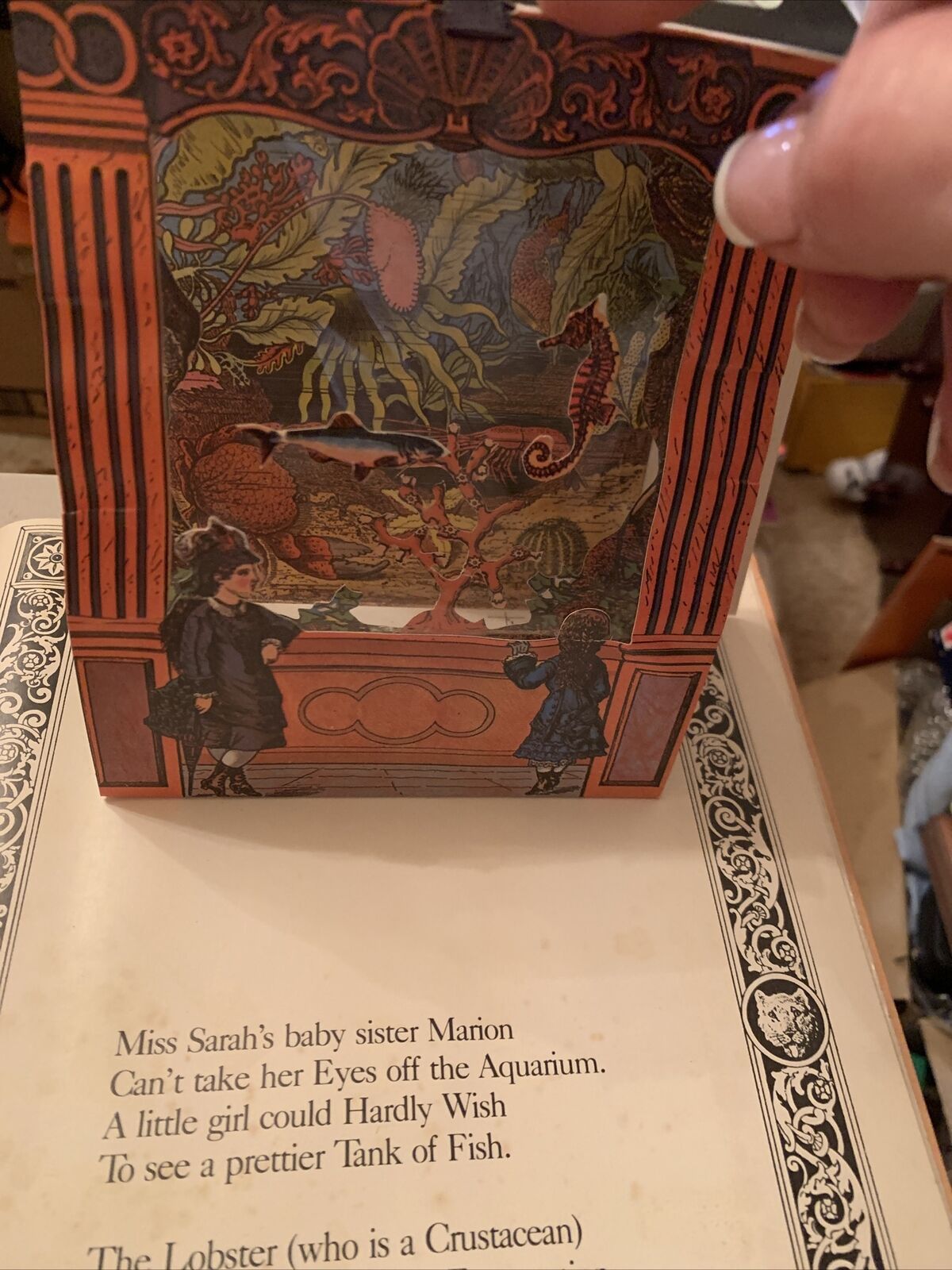 Vintage THE GREAT MENAGERIE An Adaptation Of The Antique POP-UP BOOK Anthea Bell