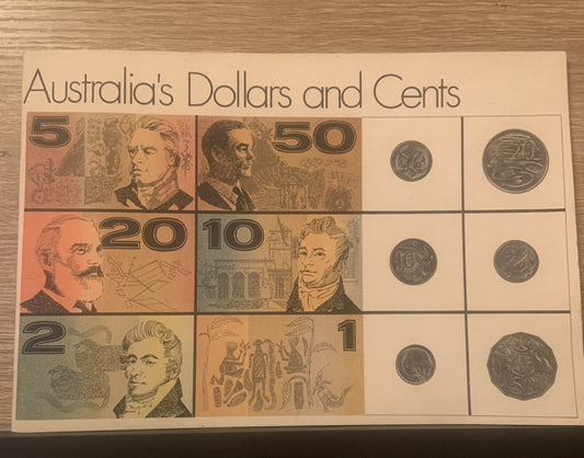 Australia's DOLLARS AND CENTS Information History Guide Reserve Bank 1975 Bookle
