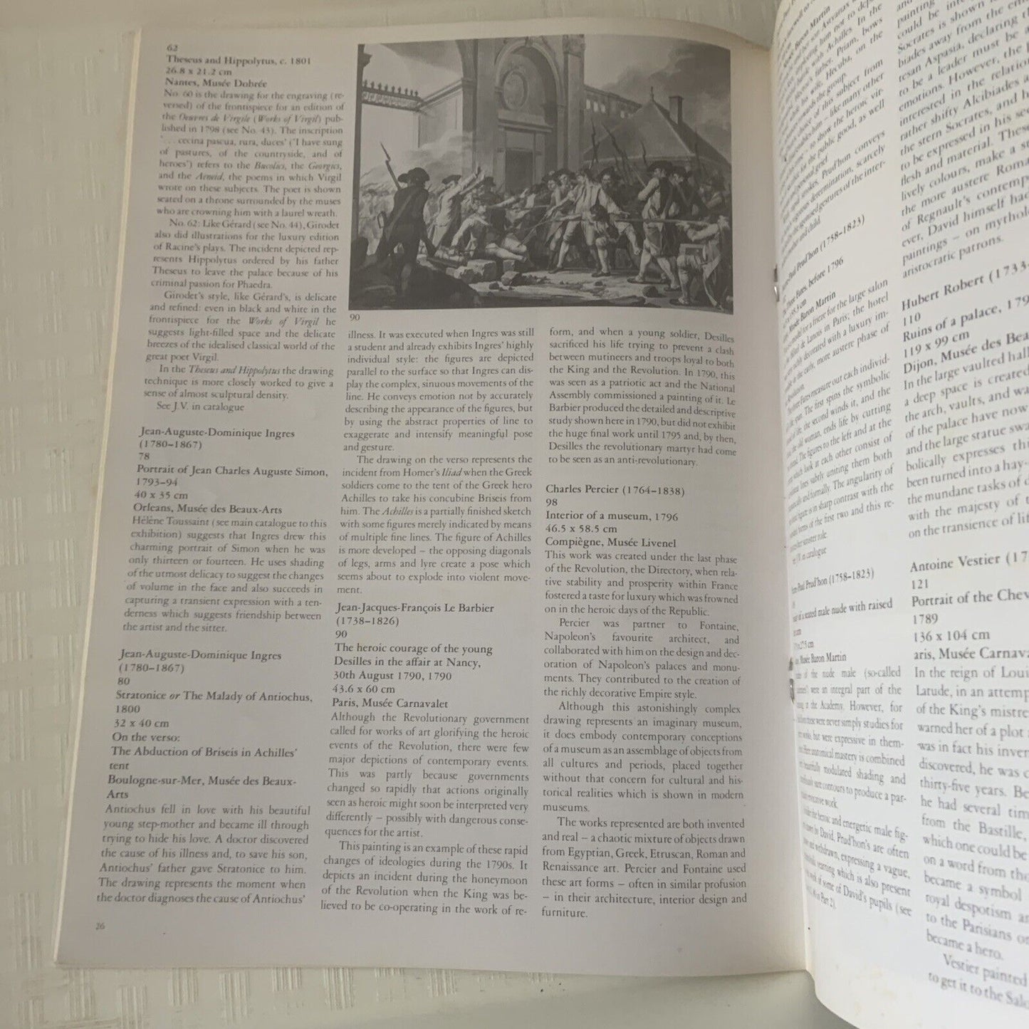 FRENCH PAINTING The Revolutionary Decade 1760-1830 An Exhibition Guide PB 1981