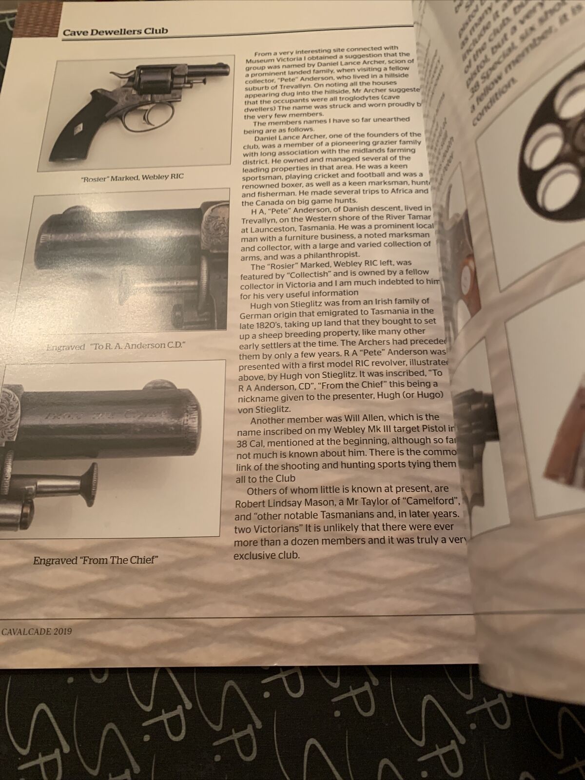 ARMS CAVALCADE Official Journal Antique Arms Collectors Australia Aug 2019 PB