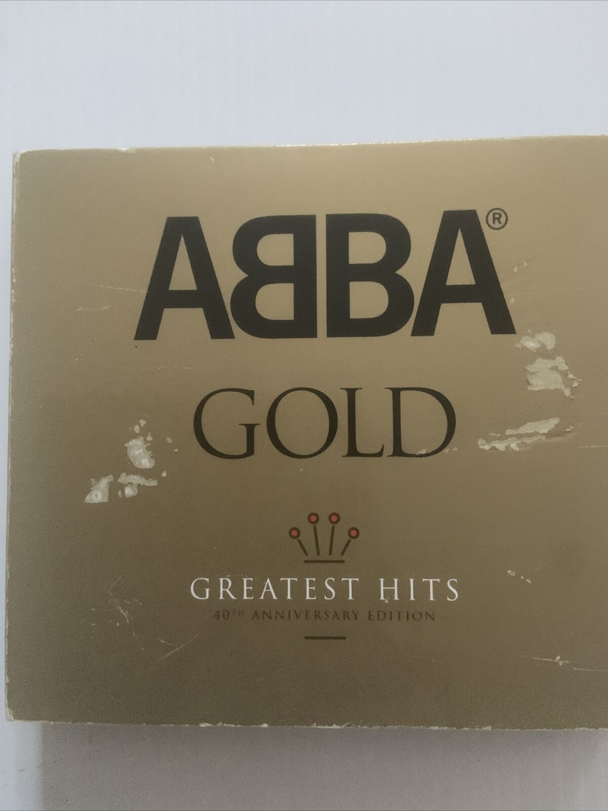 CD ABBA ‎GOLD Greatest Hits 40th Anniversary Edition 3 Disc Set Worn Cover