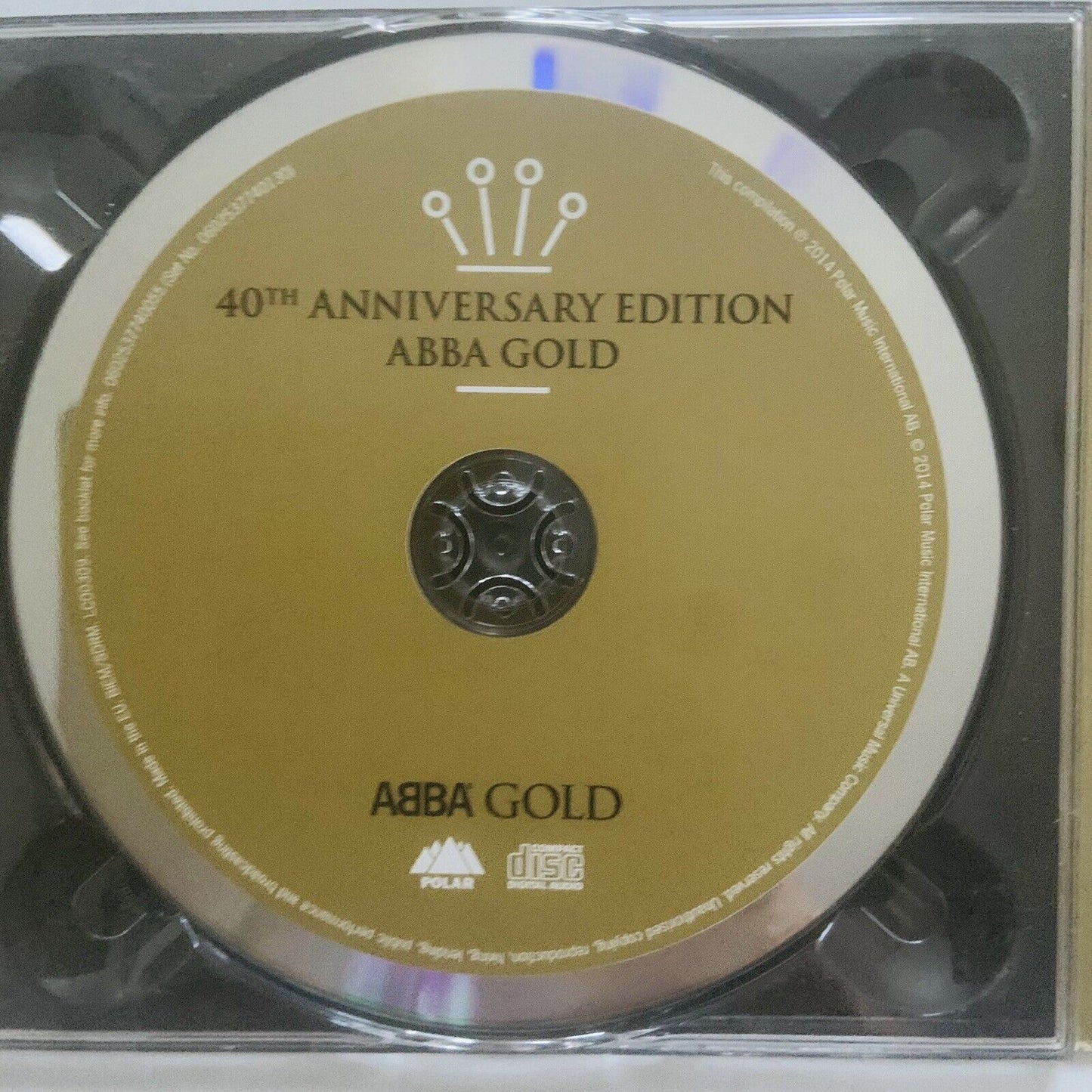 CD ABBA ‎GOLD Greatest Hits 40th Anniversary Edition 3 Disc Set Worn Cover