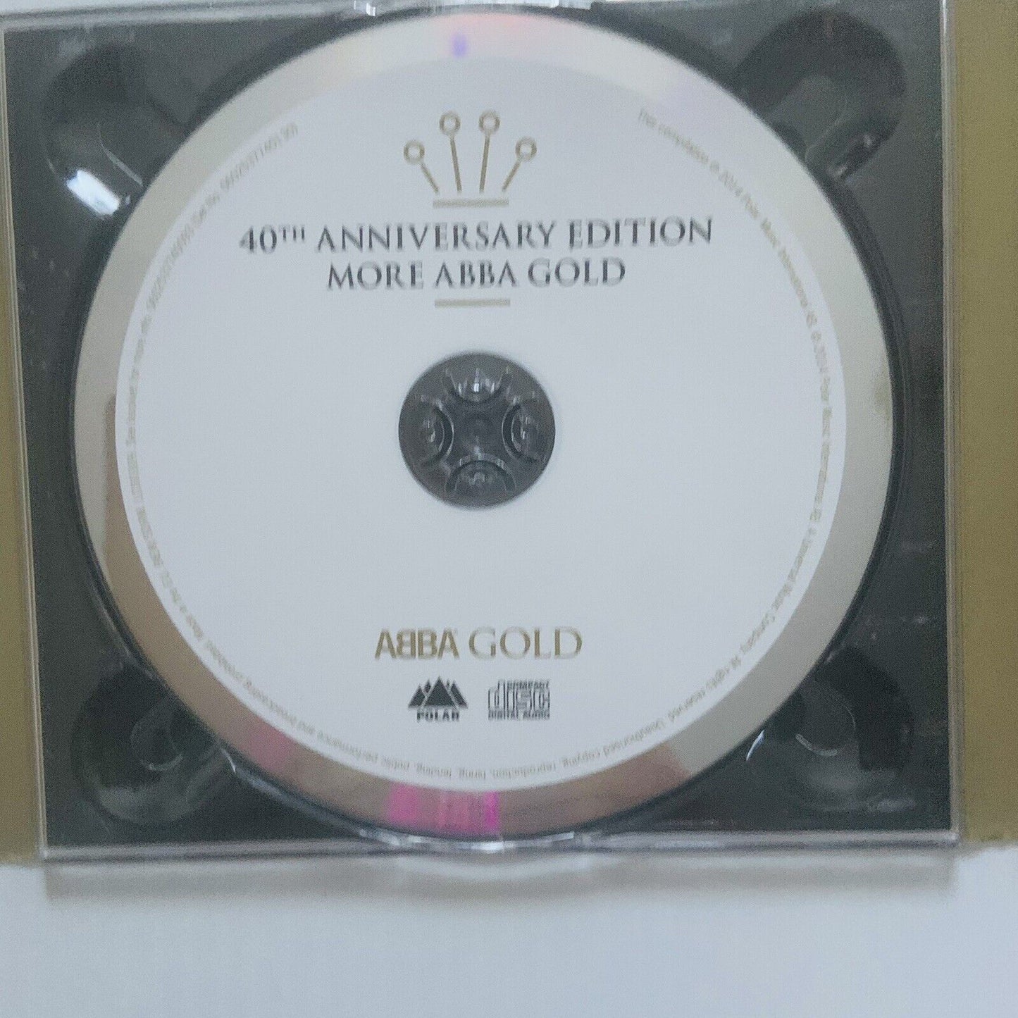 CD ABBA ‎GOLD Greatest Hits 40th Anniversary Edition 3 Disc Set Worn Cover
