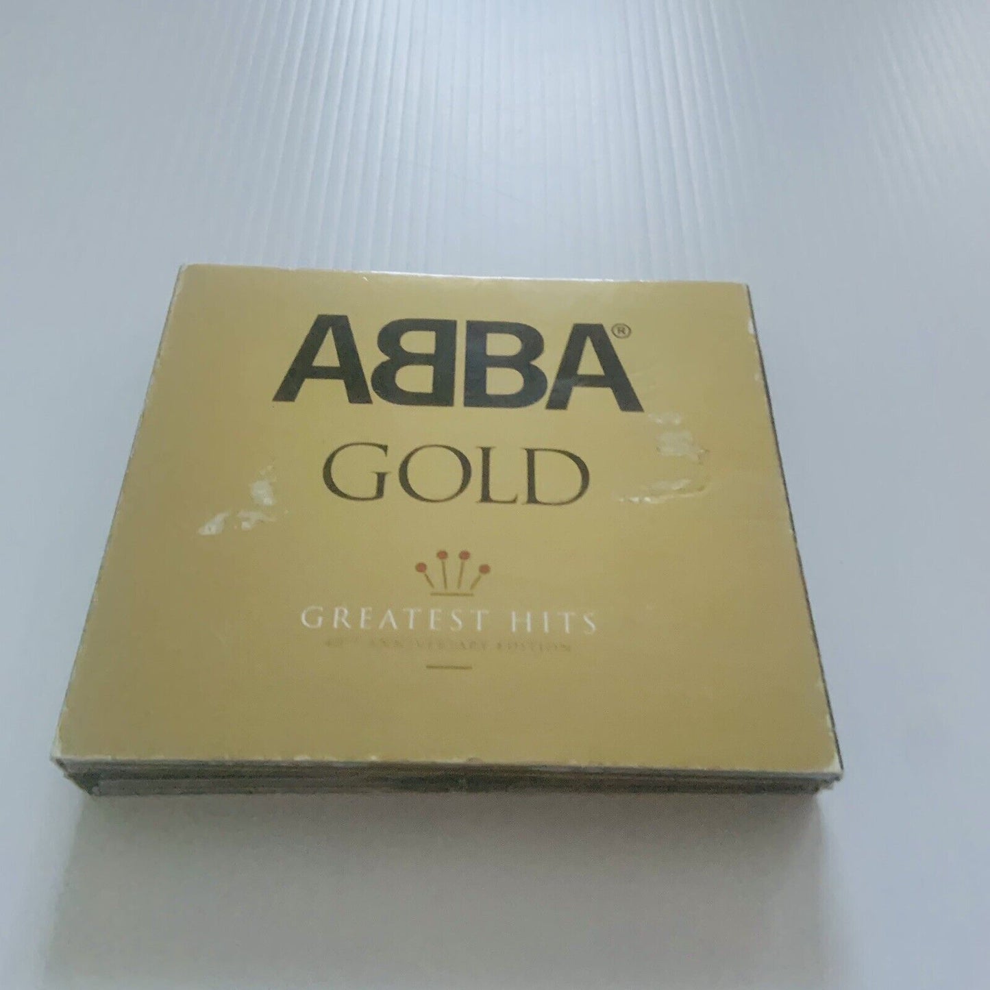 CD ABBA ‎GOLD Greatest Hits 40th Anniversary Edition 3 Disc Set Worn Cover