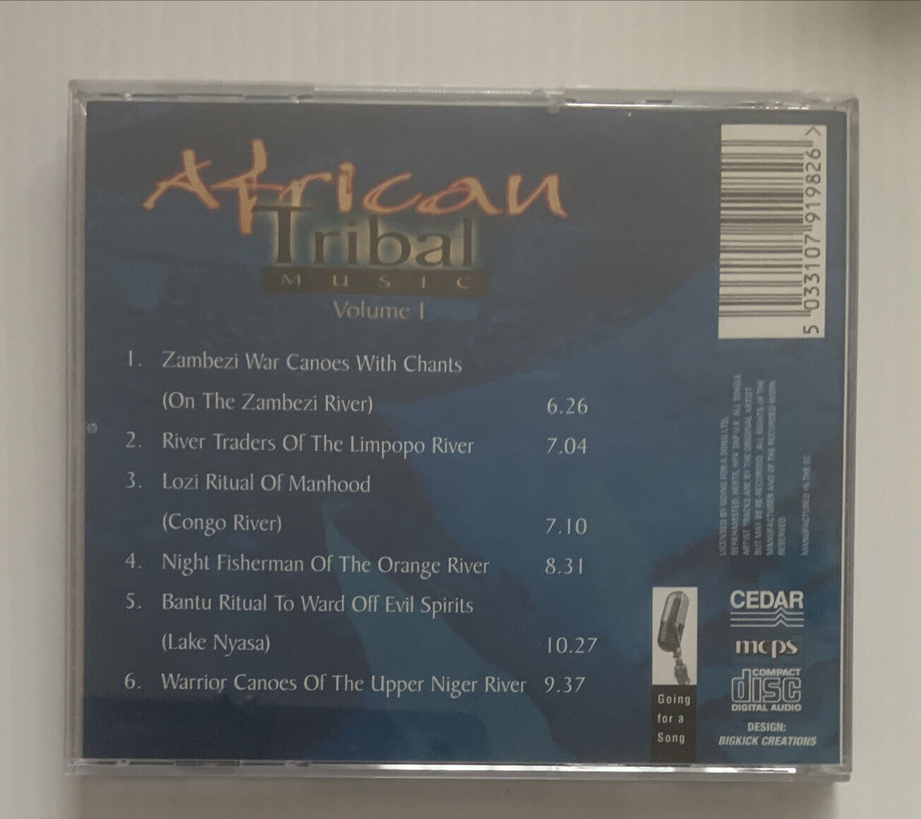 CD AFRICAN TRIBAL MUSIC Various Artists CEDAR 3 Disc In Box Set 19 Tracks