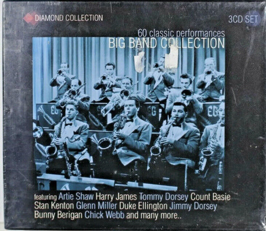 3 CD BIG BAND COLLECTION Artie Shaw Tommy Dorsey Count Basie 60 Tracks Slip Case