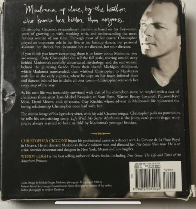 CD Life with My Sister MADONNA by Christopher Ciccone 5 Disc Audio Book 2008
