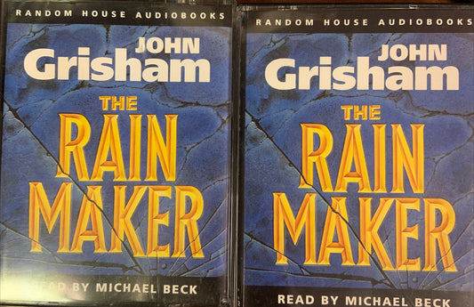 John Grisham THE RAINMAKER Read by Michael Beck 4 Audio Cassette Set 2 Cases