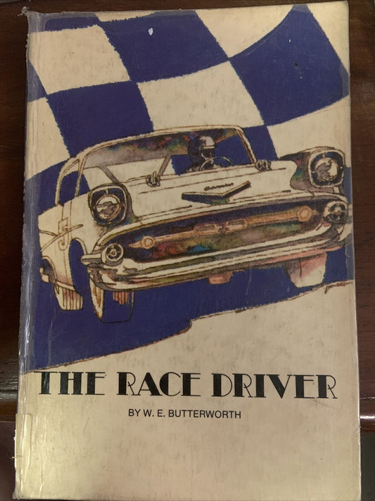 Vintage THE RACE DRIVER W E Butterworth PB 1972 USA Black & White Sketches