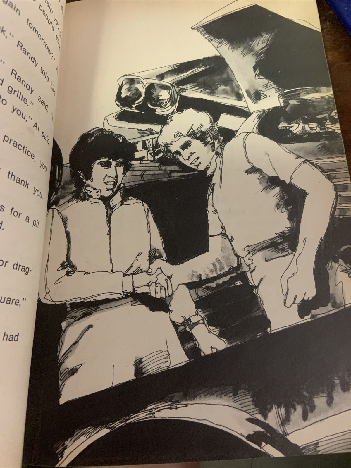 Vintage THE RACE DRIVER W E Butterworth PB 1972 USA Black & White Sketches
