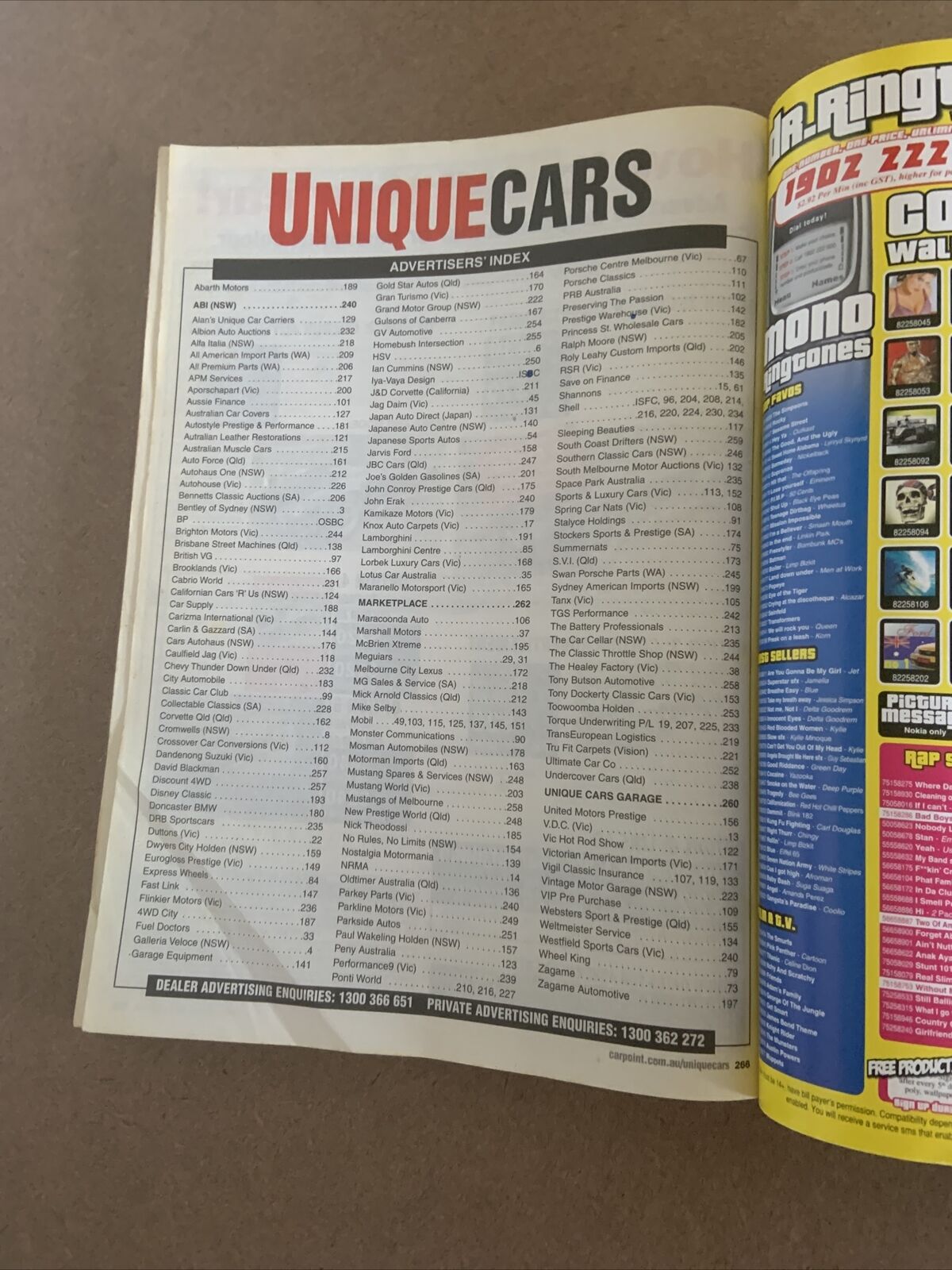 UNIQUE CARS Magazine ISSUE 241 NOV DEC 2004 Full Colour 426 Hemi Challenger