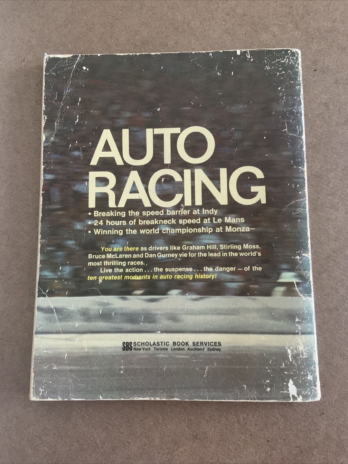 GREAT MOMENTS IN AUTO RACING by Irwin Stambler TV 969 PB 1969 First Edition PB