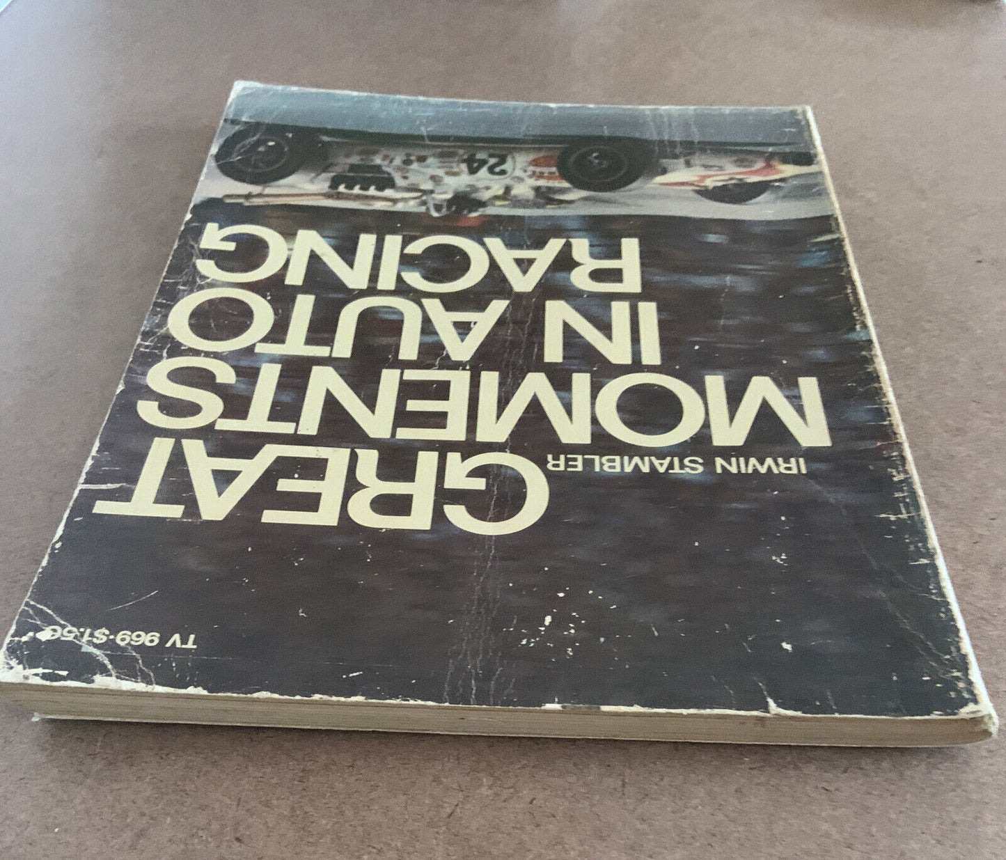 GREAT MOMENTS IN AUTO RACING by Irwin Stambler TV 969 PB 1969 First Edition PB
