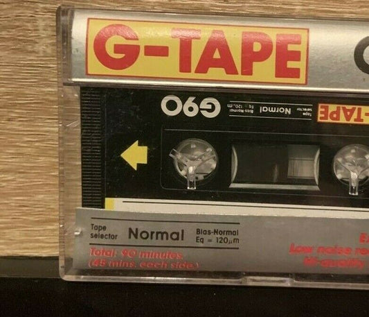 New G-TAPE G90 NORMAL POSITION TYPE I BLANK AUDIO CASSETTE TAPE EXTRA DYNAMIC
