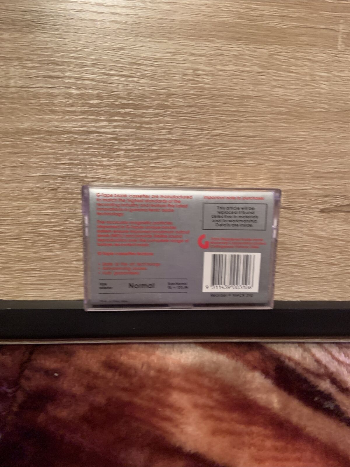 New G-TAPE G90 NORMAL POSITION TYPE I BLANK AUDIO CASSETTE TAPE EXTRA DYNAMIC
