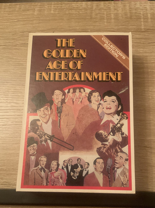 THE GOLDEN AGE OF ENTERTAINMENT 6 Audio Cassette Set TriFold Case Readers Digest
