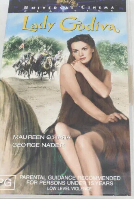 Vintage VHS LADY GODIVA Maureen O'Hara  Video Tape Hollywood Romance