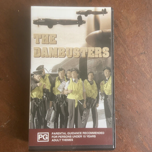 VHS THE DAMBUSTERS 1954 B&W Film 1974 EMI Australian Video Release 124 Mins WWII
