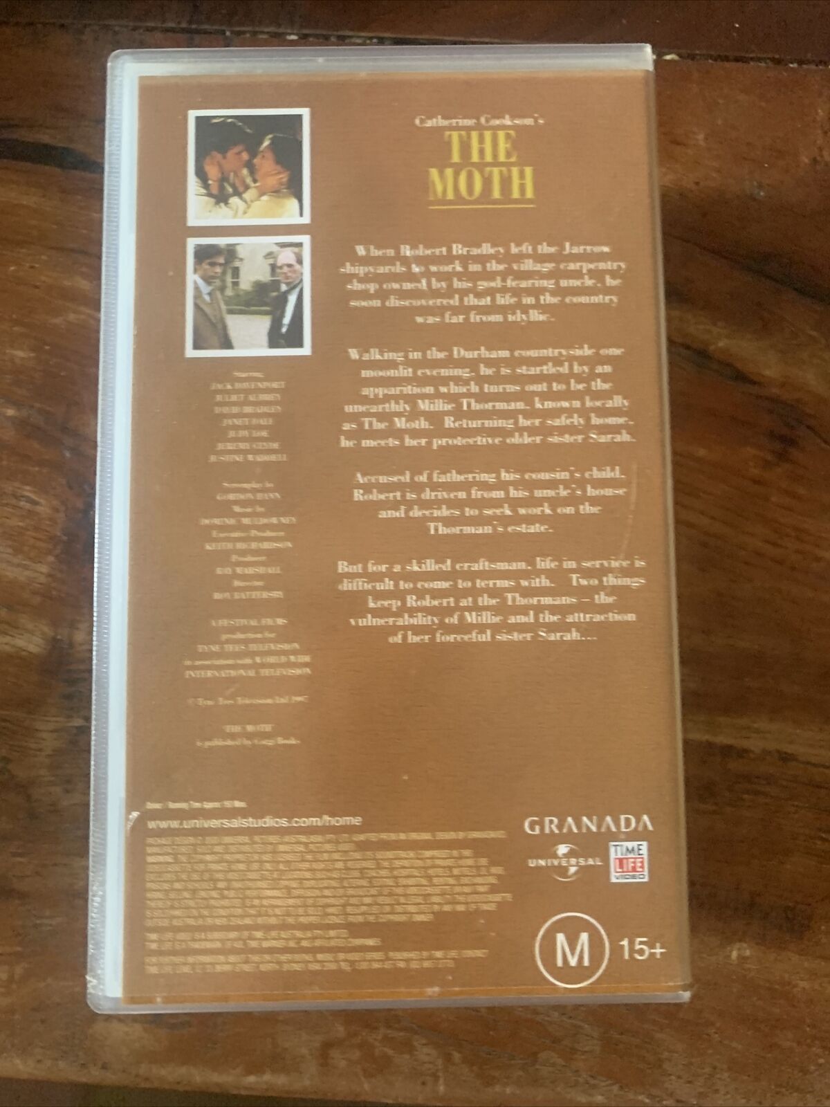 VHS The Cookson Collection THE MOTH Catherine Cookson VIDEO Tape 2 PK Shipyard