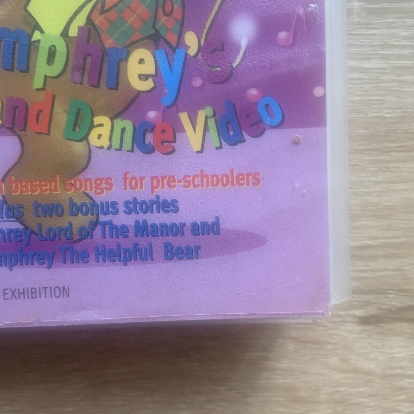 VHS Humphrey B Bear Humphrey's Song And Dance Video 1998 PAL Video Australia