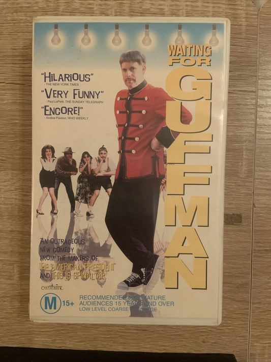 VHS WAITING FOR GUFFMAN Christopher Guest 1st Release Video Cassette Comedy BIG