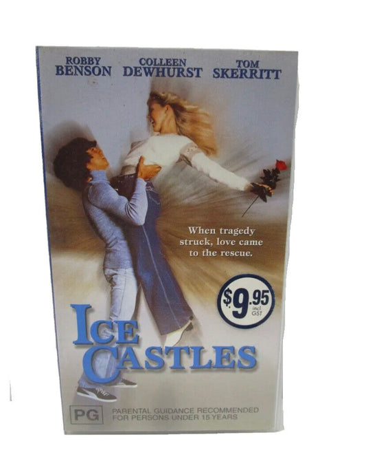 Vintage VHS ICE CASTLES  1978 Robby Benson Video  Tape Movie PG
