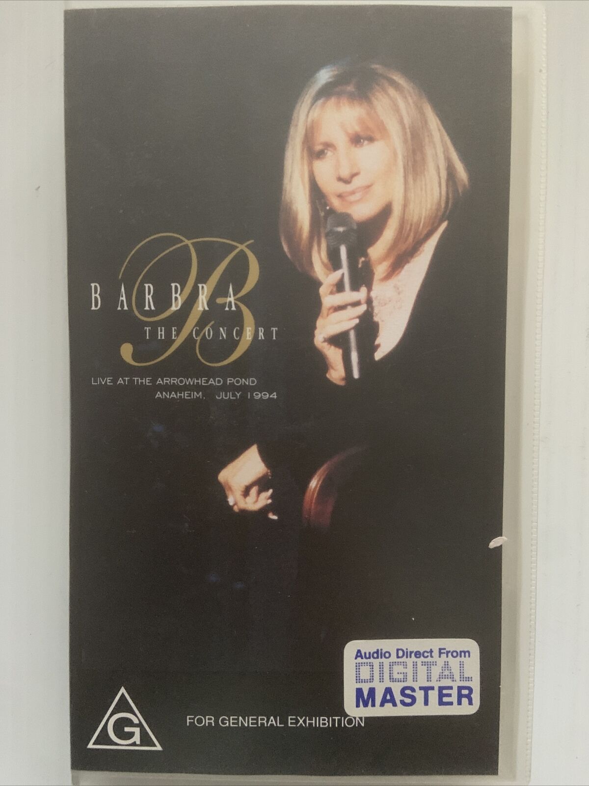 VHS BARBRA The Concert Video Tape Sony Digital Master Madison Square Garden 90’s