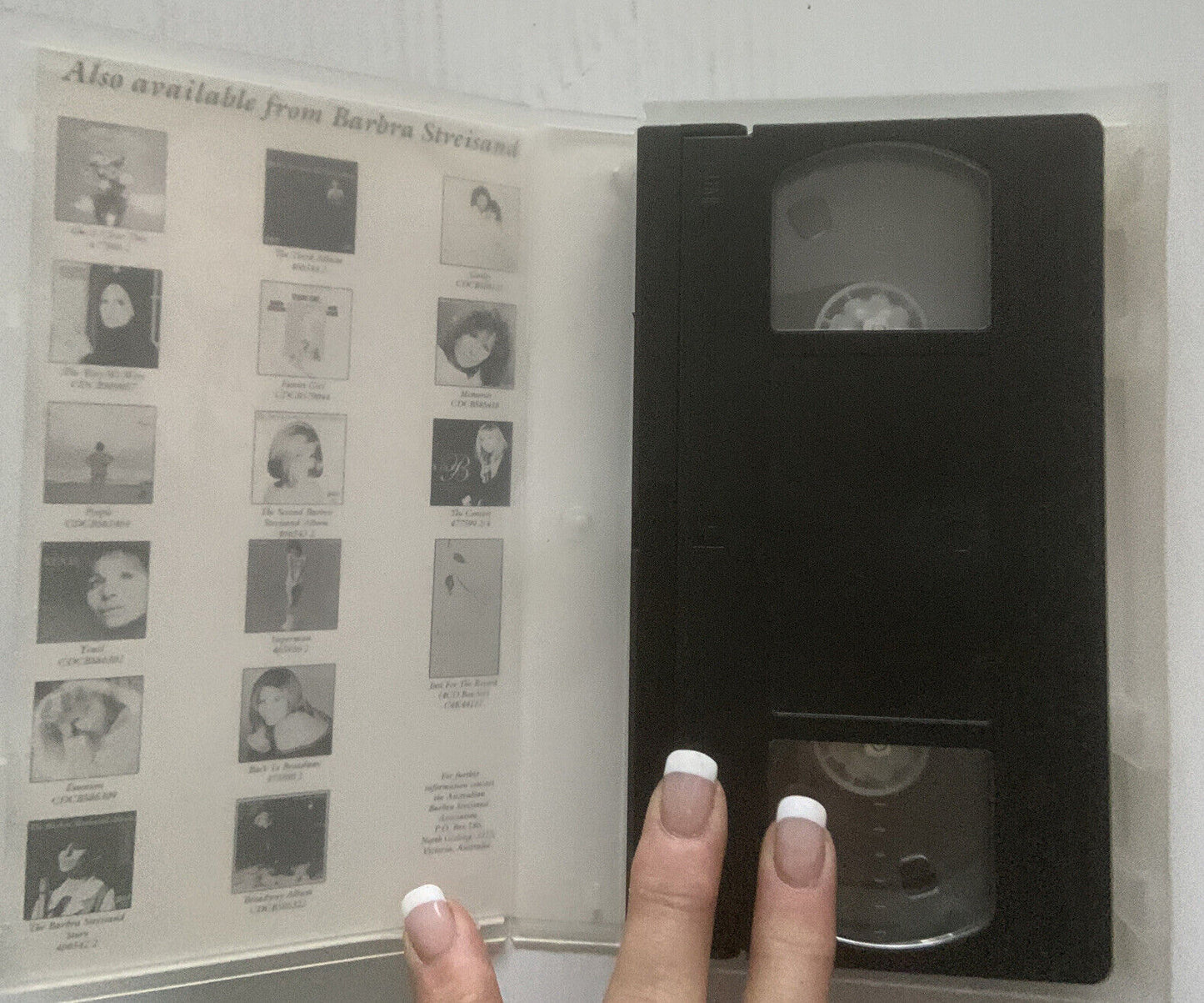 VHS BARBRA The Concert Video Tape Sony Digital Master Madison Square Garden 90’s