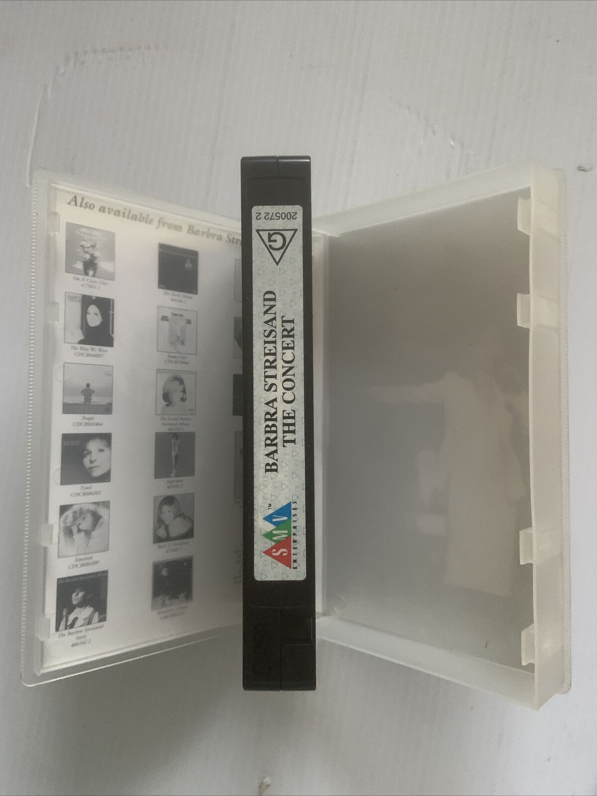 VHS BARBRA The Concert Video Tape Sony Digital Master Madison Square Garden 90’s